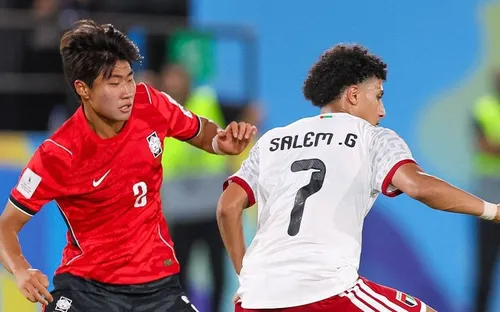 U17 Hàn Quốc may mắn hòa U17 UAE trước màn đối đầu U17 Việt Nam