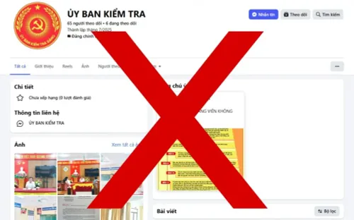 Cảnh báo nhiều tài khoản mạng xã hội giả mạo Ủy ban Kiểm tra Trung ương
