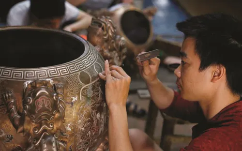 Giải mã kỹ thuật đúc đồng truyền thống tại làng nghề Phước Kiều - Quảng Nam