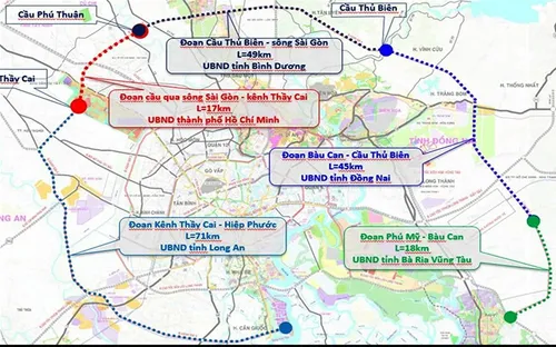 TP.Hồ Chí Minh phê duyệt 4.288 tỷ đồng để giải phóng 18,2 km mặt bằng làm đường Vành đai 4