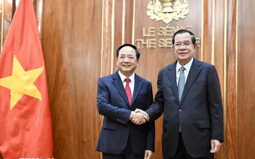 Trưởng Ban Tuyên giáo và Dân vận Trung ương Trịnh Văn Quyết thăm Campuchia, thúc đẩy hợp tác giữa hai nước