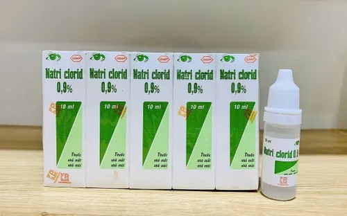 Thu hồi toàn quốc lô thuốc nhỏ mắt Natri clorid 0,9% không đạt chất lượng
