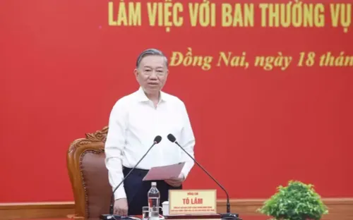 Tổng Bí thư, Chủ tịch nước Tô Lâm: Đồng Nai phải vượt khỏi giới hạn của trung tâm công nghiệp truyền thống