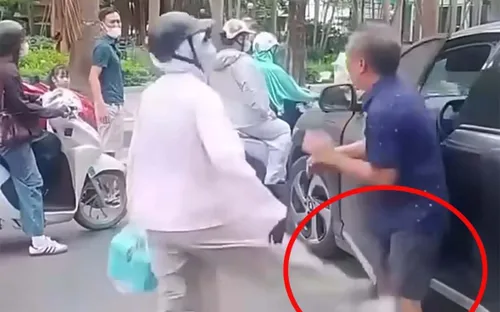 Người phụ nữ tát tài xế ô tô sau va chạm giao thông ở Hà Nội bị xử lý theo quy định