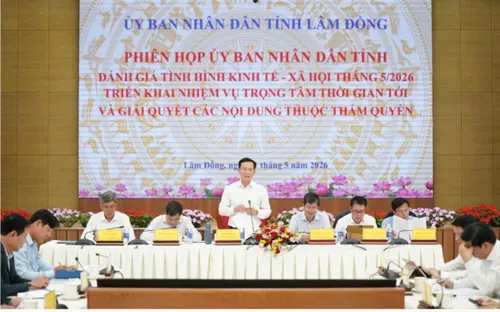 Chủ tịch UBND tỉnh Lâm Đồng yêu cầu bám sát nhiệm vụ, không để tâm lý chủ quan ảnh hưởng tăng trưởng
