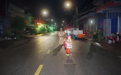 Khởi tố người đàn ông dùng dao chống đối lực lượng kiểm tra nồng độ cồn ở Thái Nguyên