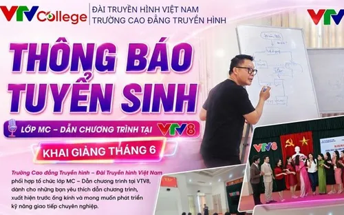 VTV8 phối hợp mở khóa đào tạo MC truyền hình tại Đà Nẵng.