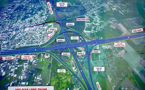 Thông toàn bộ nút giao Long Thành cuối tháng 5, giảm cảnh xe chạy vòng quốc lộ 51