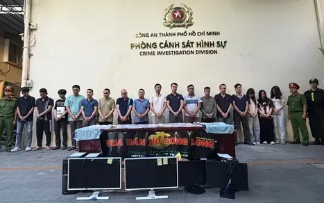 Khởi tố chủ Công ty Song Long cùng 16 người trong đường dây đòi nợ kiểu xã hội đen ở TPHCM