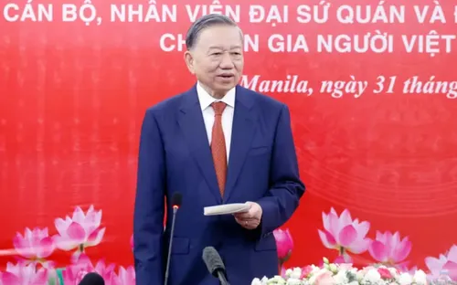 Tổng Bí thư, Chủ tịch nước Tô Lâm mong cộng đồng người Việt tại Philippines tiếp tục phát huy tinh thần đoàn kết