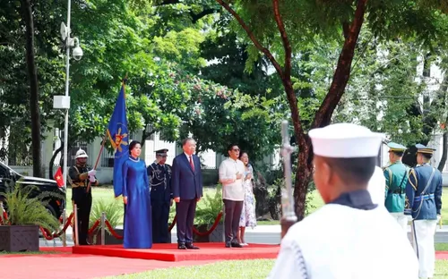 21 loạt đại bác chào mừng Tổng Bí thư, Chủ tịch nước Tô Lâm thăm cấp Nhà nước tới Philippines