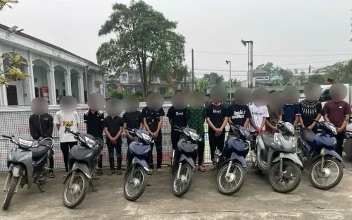 Khởi tố 14 thanh, thiếu niên gây rối trật tự công cộng, đập phá tài sản giữa đêm ở Phú Thọ