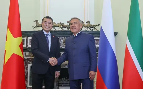 Thủ tướng Lê Minh Hưng thúc đẩy hợp tác với Tatarstan, mở rộng kết nối doanh nghiệp và du lịch Việt - Nga