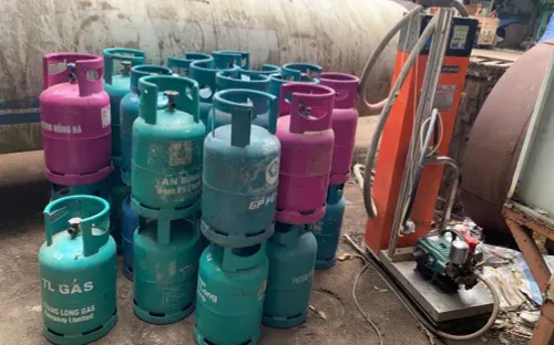 Phát hiện cơ sở sang chiết gas trái phép, thu giữ bồn chứa 5 tấn khí gas cùng nhiều tang vật