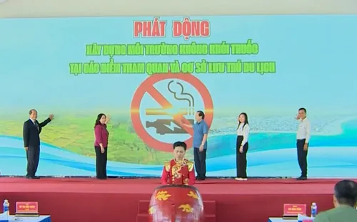 Lễ Phát động xây dựng môi trường du lịch không khói thuốc