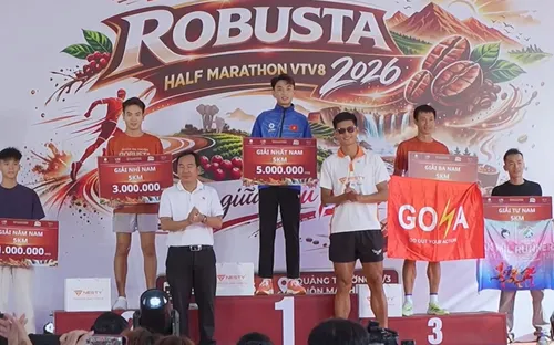 Ấn tượng giải chạy Buôn Ma Thuột Robusta Half Marathon VTV8 2026