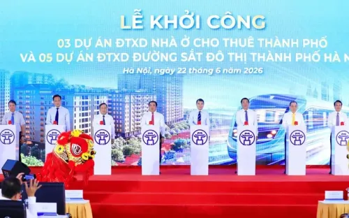 Hà Nội đồng loạt khởi công 5 tuyến metro và 3 dự án nhà ở cho thuê quy mô lớn