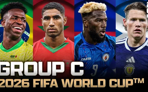 Bảng C World Cup 2026 nóng bỏng trước lượt cuối: Brazil, Morocco và Scotland quyết đấu giành vé