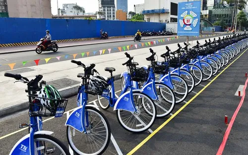 TP Hồ Chí Minh sắp thí điểm xe đạp điện công cộng không trạm đỗ kết nối Metro số 1