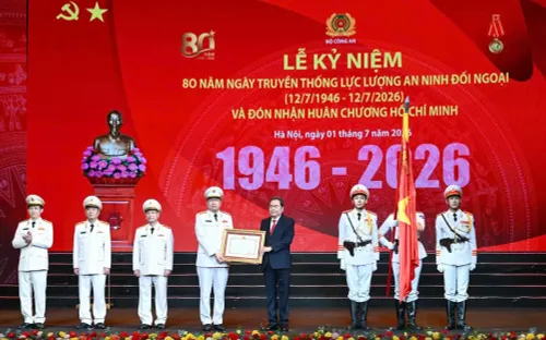 Lực lượng An ninh đối ngoại đón nhận Huân chương Hồ Chí Minh lần thứ ba