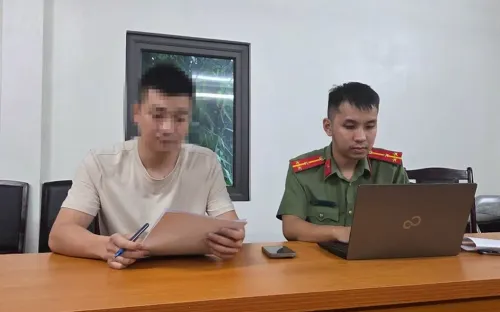 Đăng sai thông tin điểm thi ở Thái Nguyên để câu view, nam TikToker bị công an làm việc