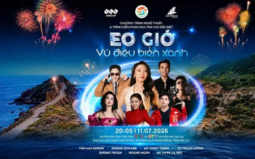 Live 20h05 (11/07): Chương trình nghệ thuật và trình diễn pháo hoa tầm cao đặc biệt: "Eo Gió - Vũ điệu biển xanh"