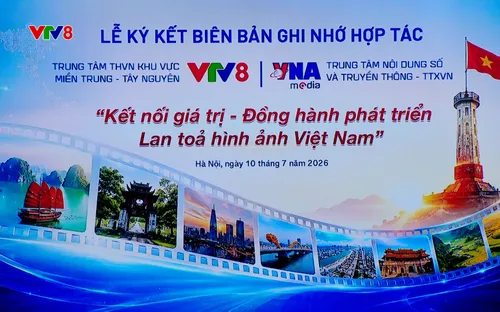 VTV8 và VNA Media ký kết hợp tác, tăng cường lan tỏa hình ảnh Việt Nam trên truyền thông số