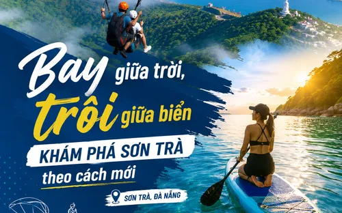 Khi Sơn Trà không chỉ để ngắm: Bay giữa trời, trôi giữa biển