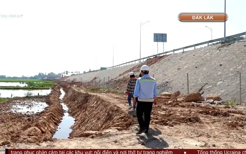 Đắk Lắk: Khắc phục bồi lấp kênh mương do thi công cao tốc