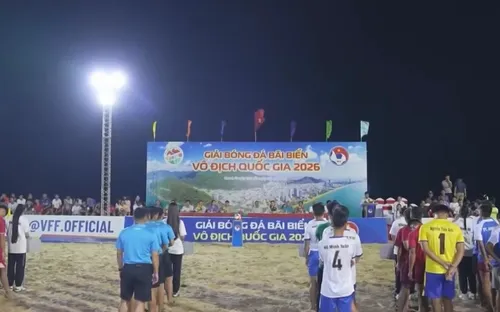 Khai mạc giải bóng đá bãi biển vô địch quốc gia 2026