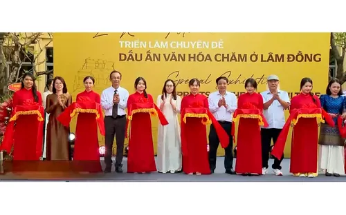 Triển lãm "Dấu ấn văn hoá Chăm ở Lâm Đồng"