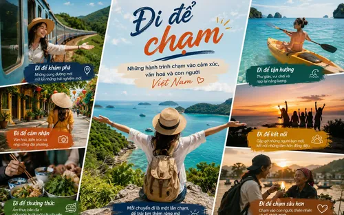 Đi để chạm, không chỉ để check-in: Xu hướng du lịch trải nghiệm