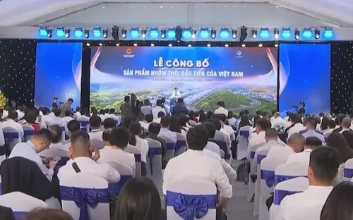Lâm Đồng: Lễ công bố sản phẩm thỏi nhôm đầu tiên của Việt Nam