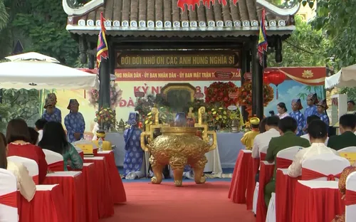 Tế vong linh các anh hùng nghĩa sĩ trận đầu kháng Pháp: Tri ân quá khứ, vững bước tương lai