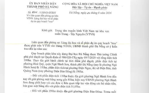 Đà Nẵng phản hồi chính thức về tiến độ và vướng mắc quy hoạch Làng Đại học Đà Nẵng