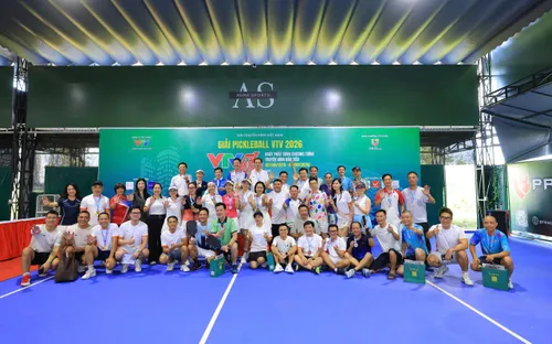 Bế mạc Giải Pickleball VTV 2026 với nhiều giải thưởng được trao