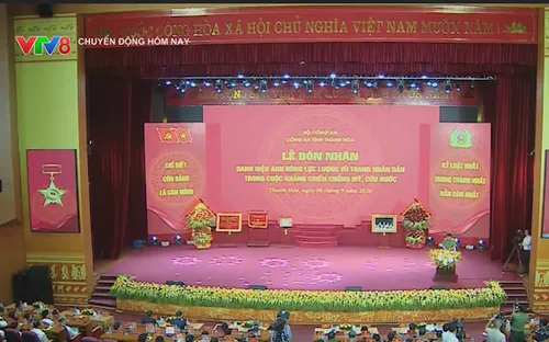 Công an Thanh Hóa đón nhận danh hiệu Anh hùng Lực lượng vũ trang nhân dân