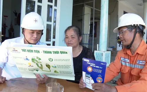 Điện lực Quảng Ngãi tuyên truyền tiết kiệm điện