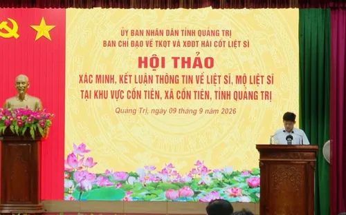 Hội thảo xác minh, kết luận thông tin mộ liệt sĩ tập thể tại Cồn Tiên, Quảng Trị