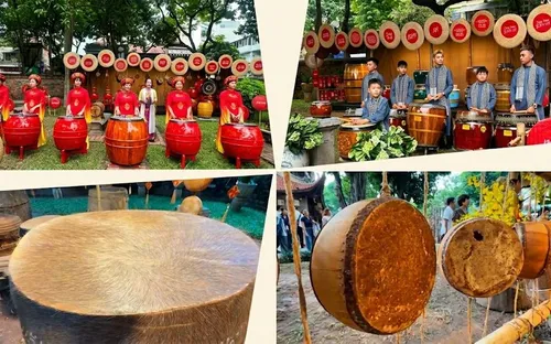 “Nhất trống - Một tiếng trống - Ngàn năm văn hiến”: Nhịp đập di sản giữa lòng di tích lịch sử