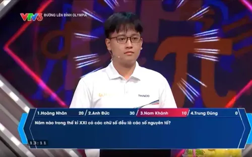 Nam sinh Hà Nội đăng quang Olympia Tháng 3, Quý IV với 330 điểm