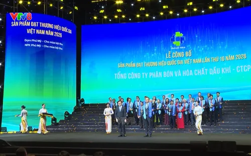 PVFCCo-Phú Mỹ lần thứ 7 liên tiếp đạt Thương hiệu quốc gia Việt Nam