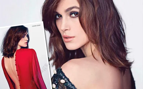 Keira Knightley khoe lưng trần