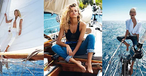 Edita Vilkeviciute gợi cảm trên biển