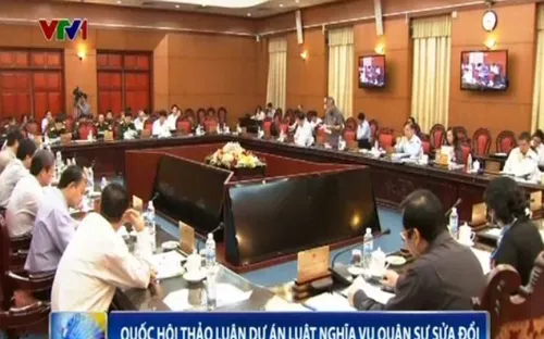 Quốc hội thảo luận Dự án luật Nghĩa vụ quân sự sửa đổi