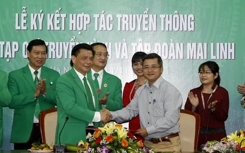 Tạp chí Truyền hình và Tập đoàn Mai Linh ký kết hợp tác truyền thông