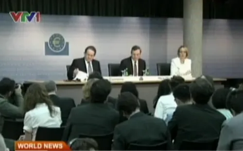 ECB hạ dự báo tăng trưởng khu vực Eurozone