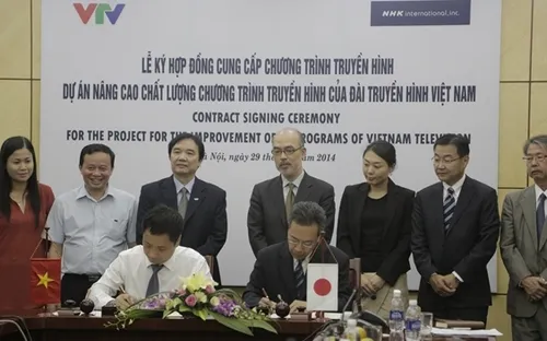 Đài THVN và NHK International ký Hợp đồng cung cấp chương trình truyền hình