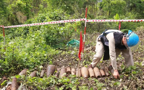 Quảng Trị: Rà phá thêm 114 quả bom, đạn