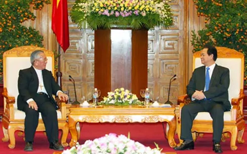 Thủ tướng tiếp Đoàn Hội đồng Giám mục Việt Nam      